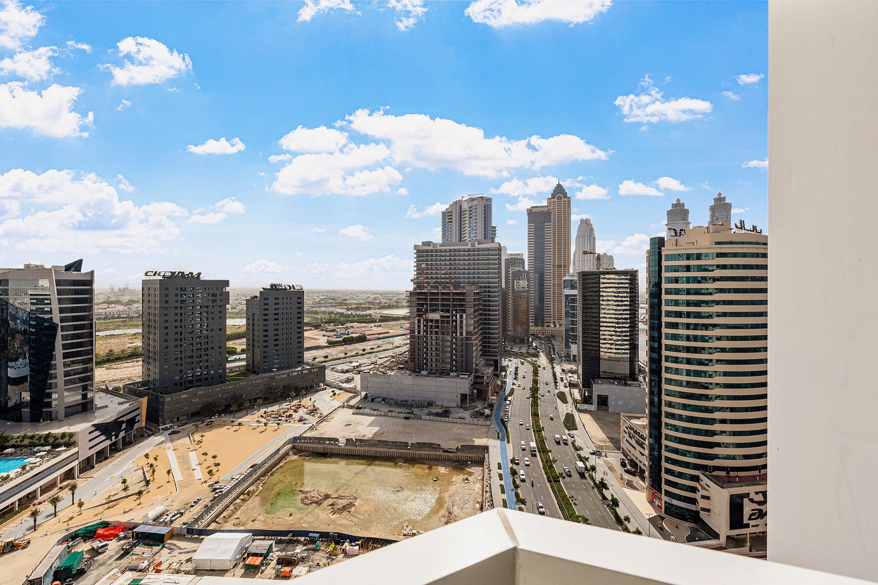 Stylish Studio with Balcony AG Tower