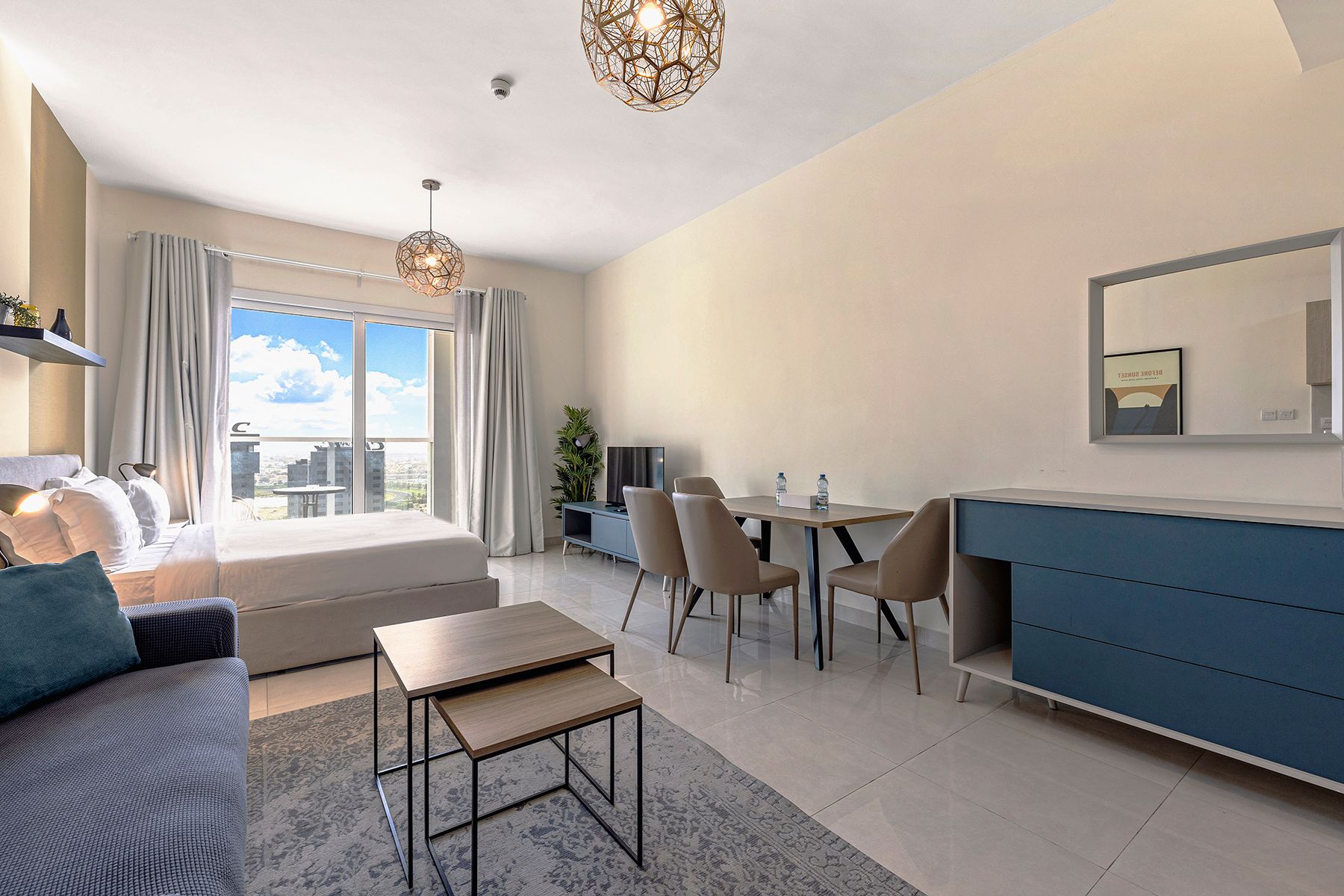 Stylish Studio with Balcony AG Tower