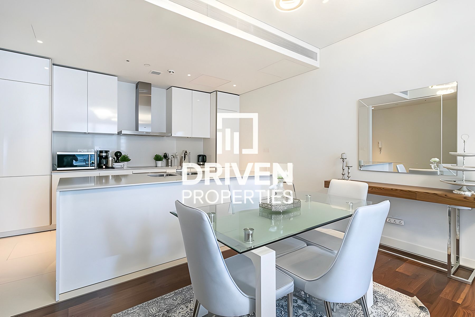 Furnished Unit with Burj Khalifa and Pool Views