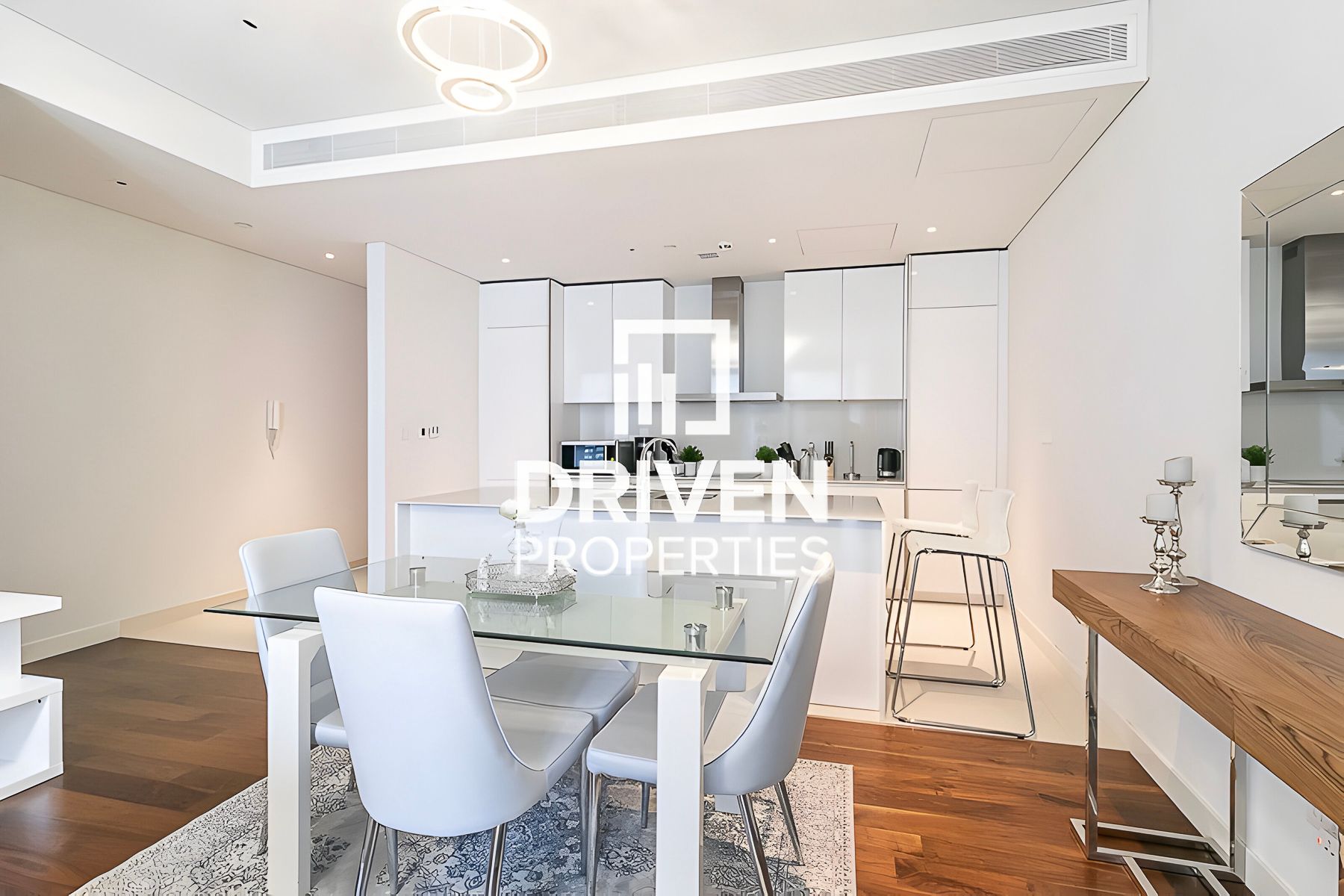 Furnished Unit with Burj Khalifa and Pool Views