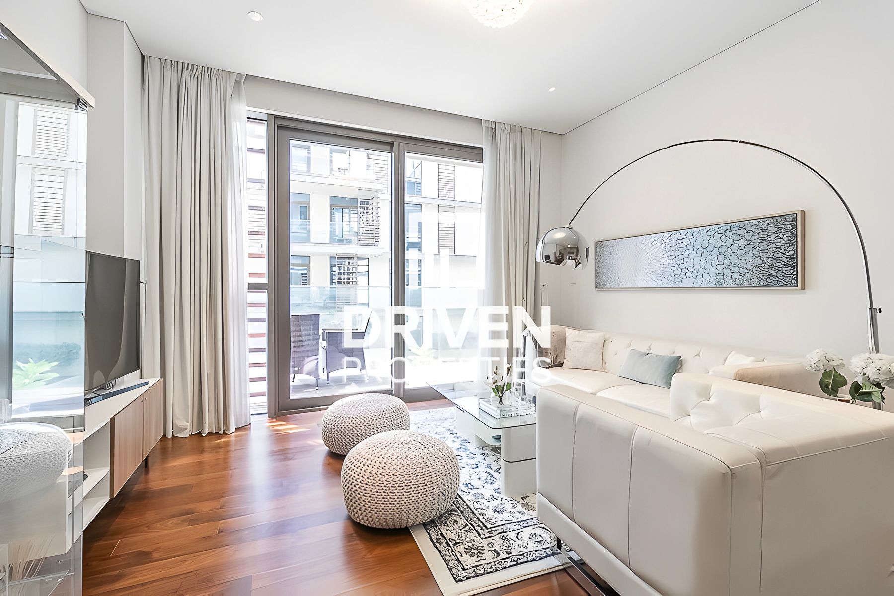 Furnished Unit with Burj Khalifa and Pool Views