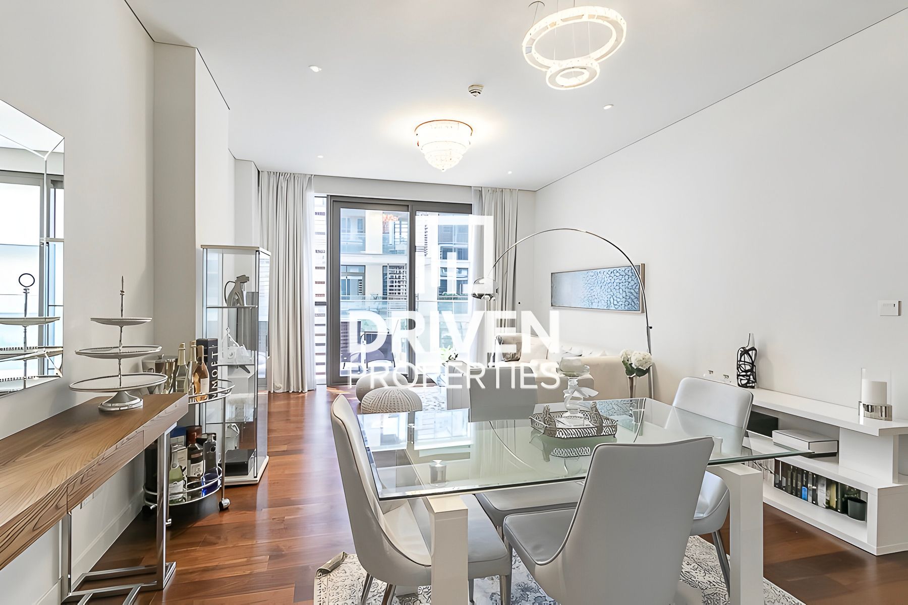 Furnished Unit with Burj Khalifa and Pool Views