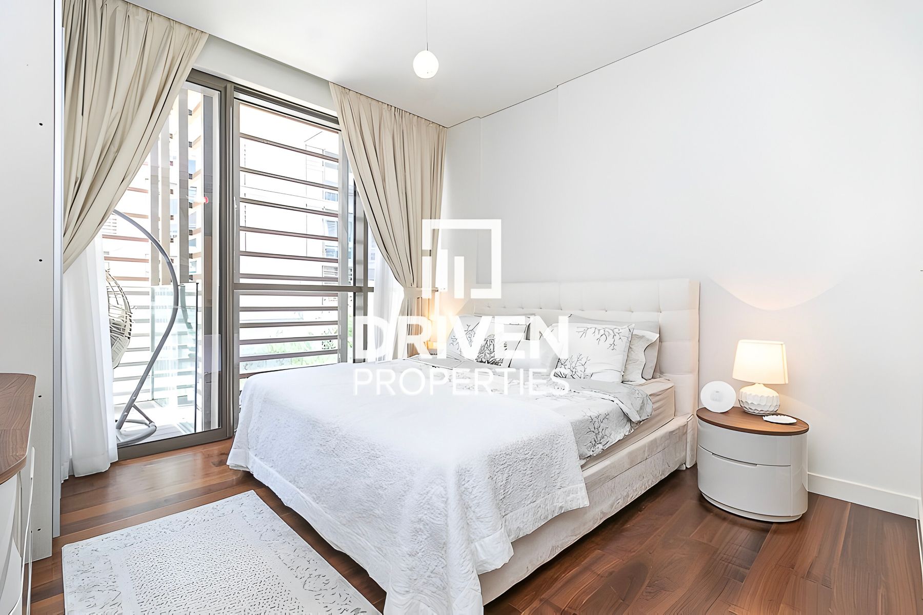 Furnished Unit with Burj Khalifa and Pool Views