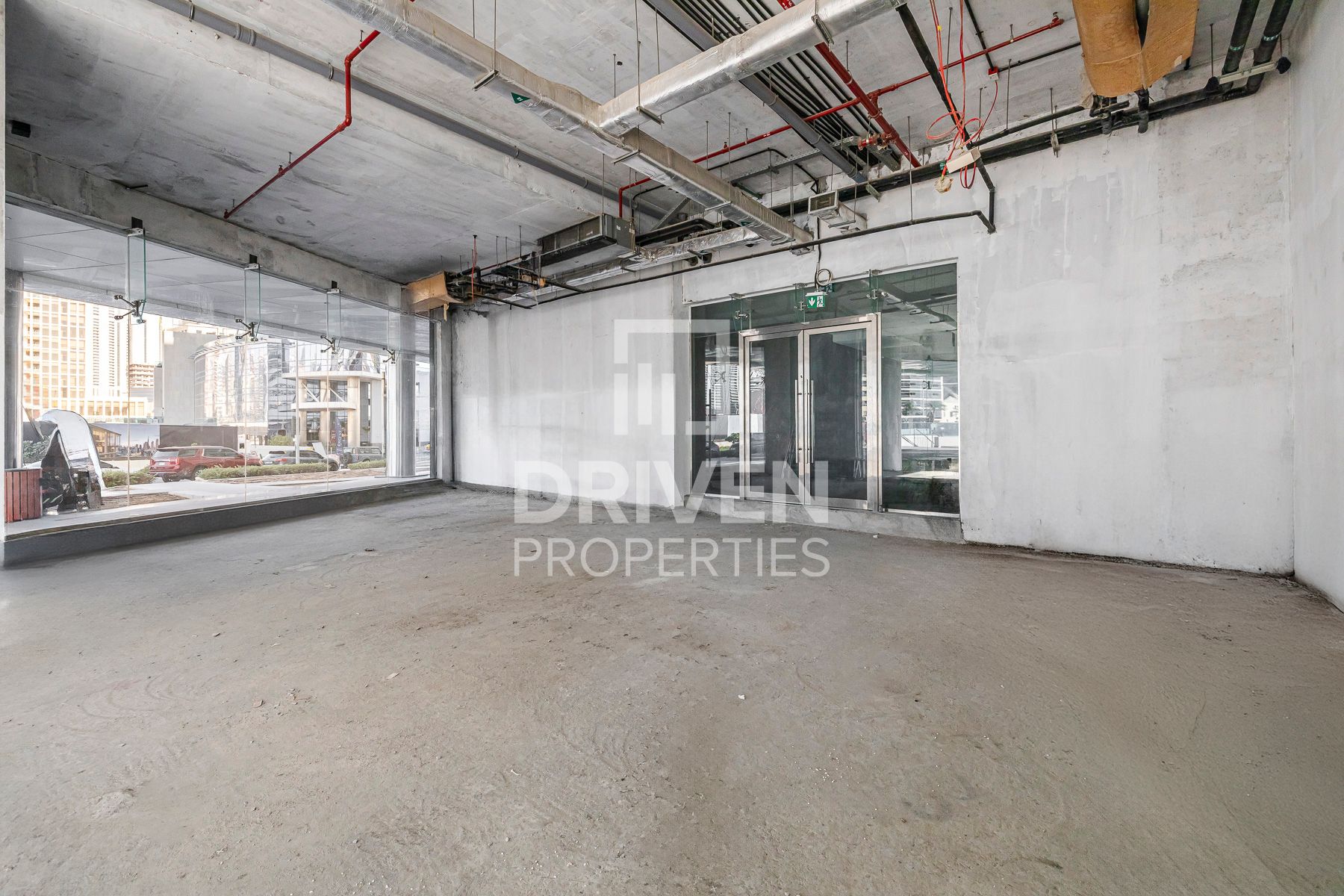 Spacious Retail with Terrace Shell and Core