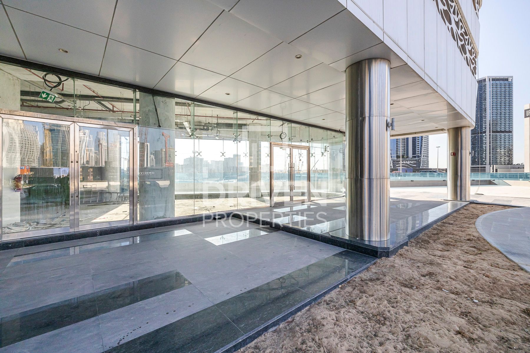 Spacious Retail with Terrace Shell and Core