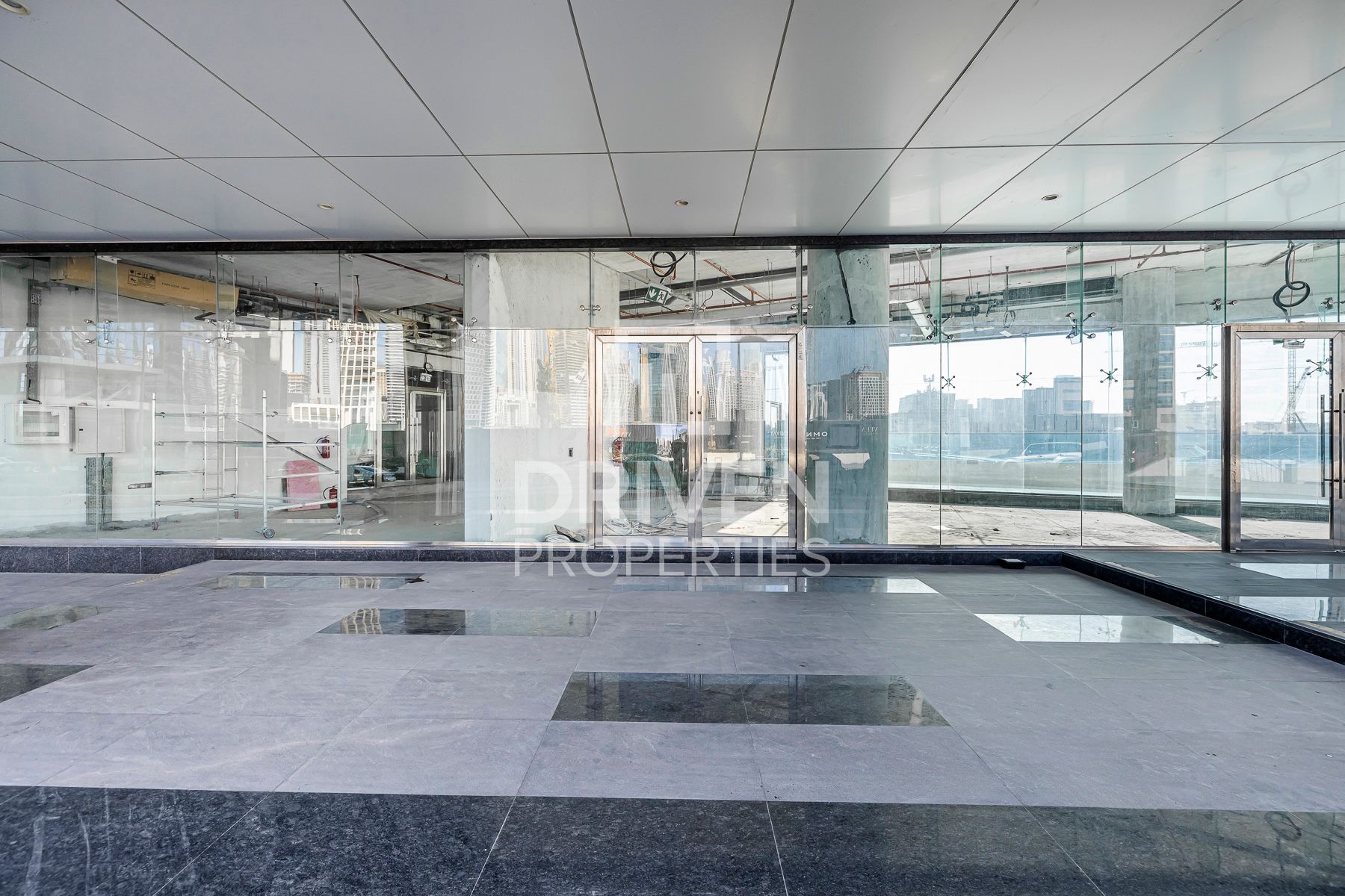 Spacious Retail with Terrace Shell and Core