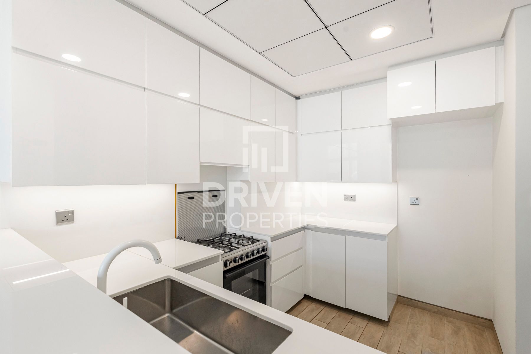 Vacant Balcony with Burj and Canal Views