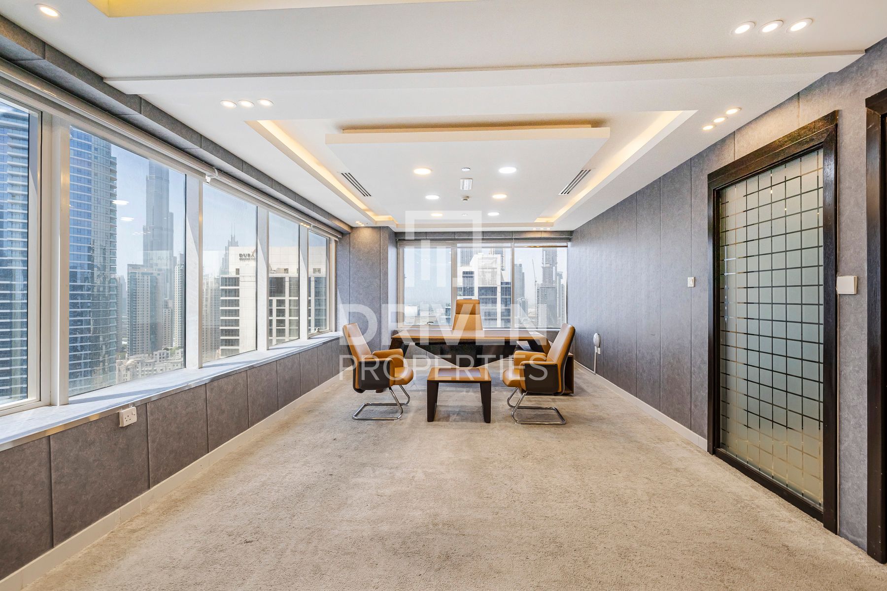 Combined Commodious Office Burj Khalifa View