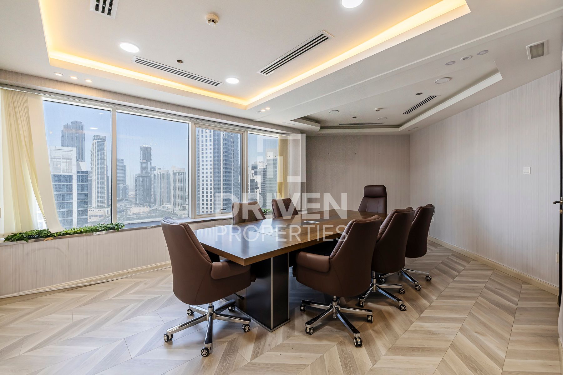 Combined Commodious Office Burj Khalifa View