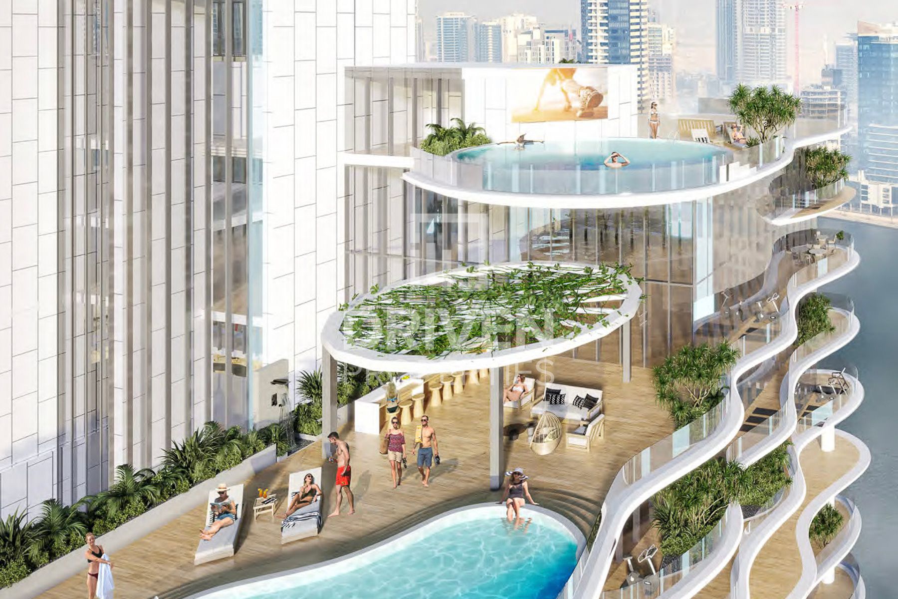 High Floor Amazing Canal View Furnished Studio