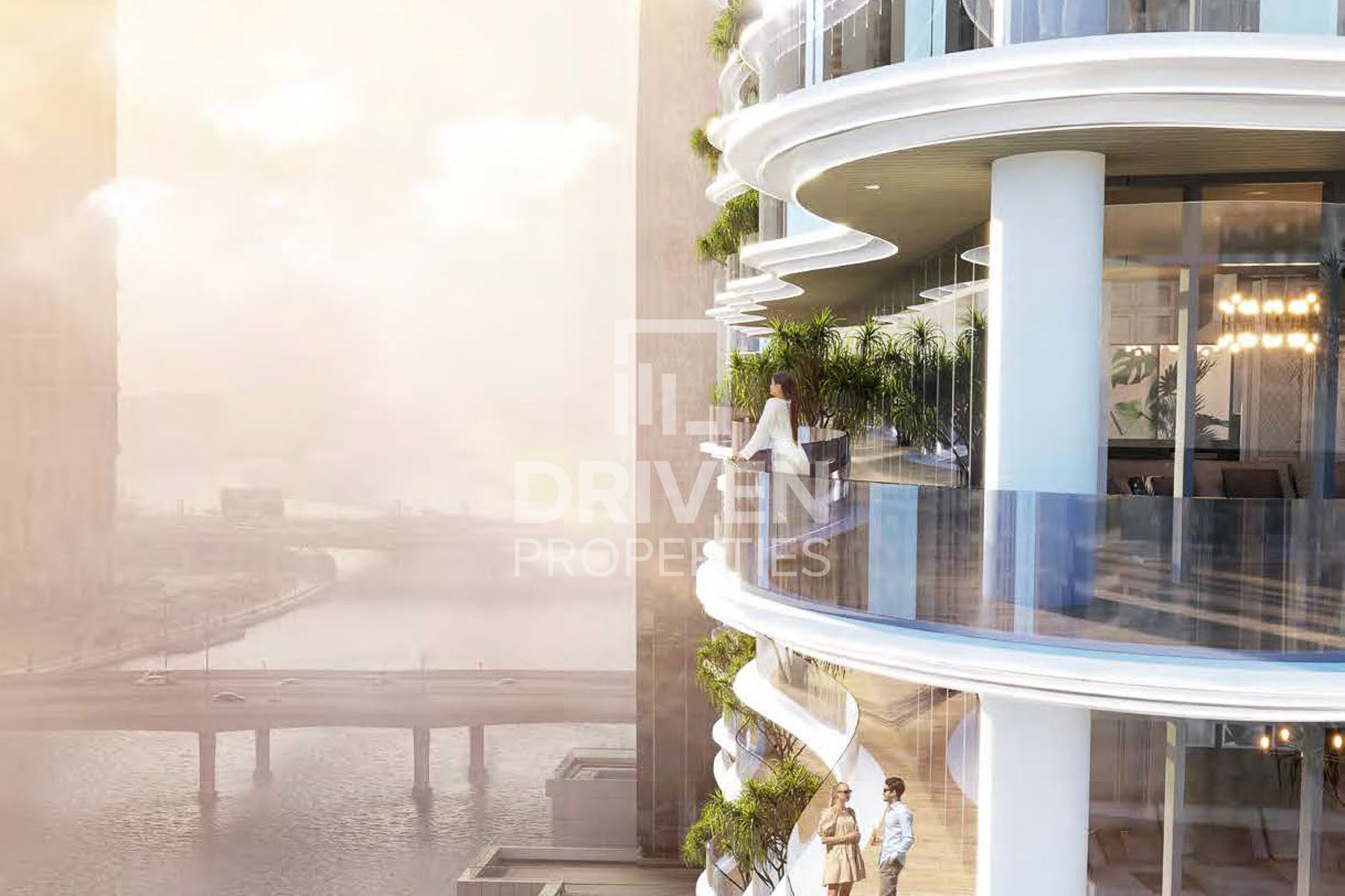 High Floor Amazing Canal View Furnished Studio