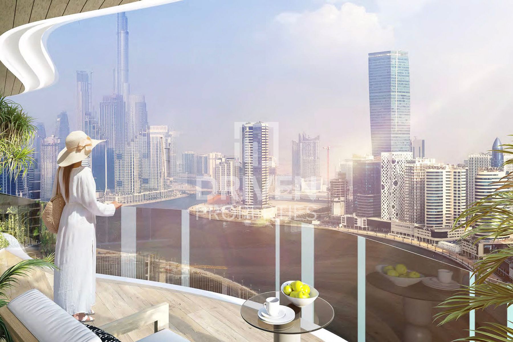 High Floor Amazing Canal View Furnished Studio