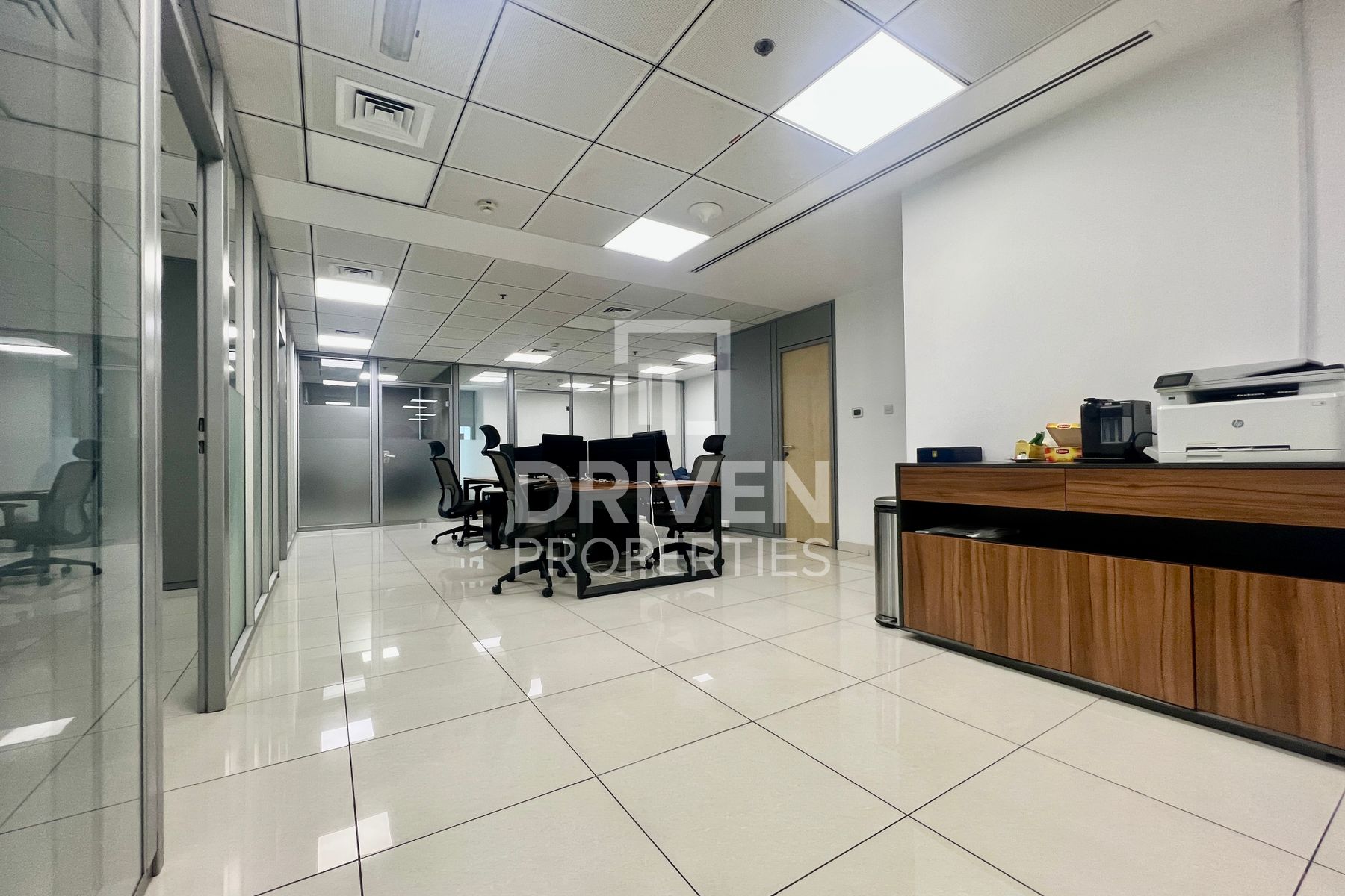 Partitioned Office Fitted Near to Metro