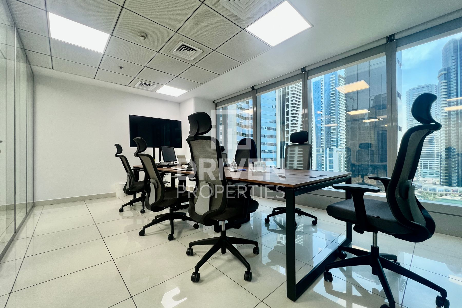 Partitioned Office Fitted Near to Metro