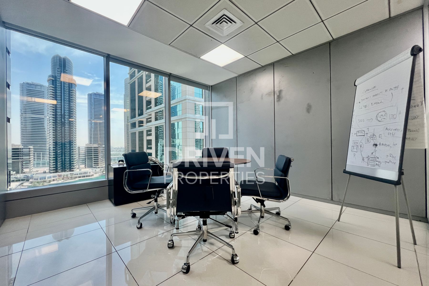 Partitioned Office Fitted Near to Metro