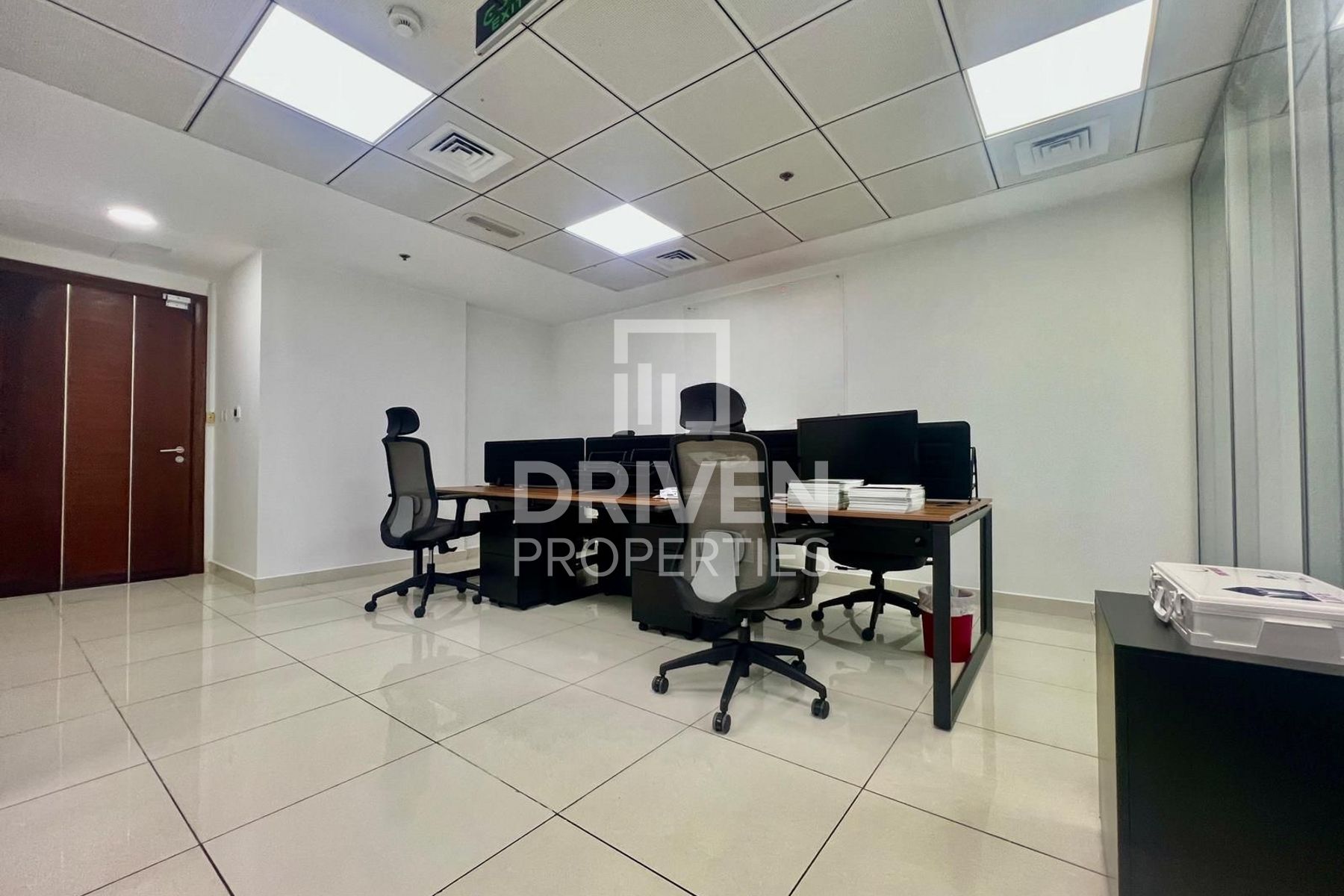 Partitioned Office Fitted Near to Metro