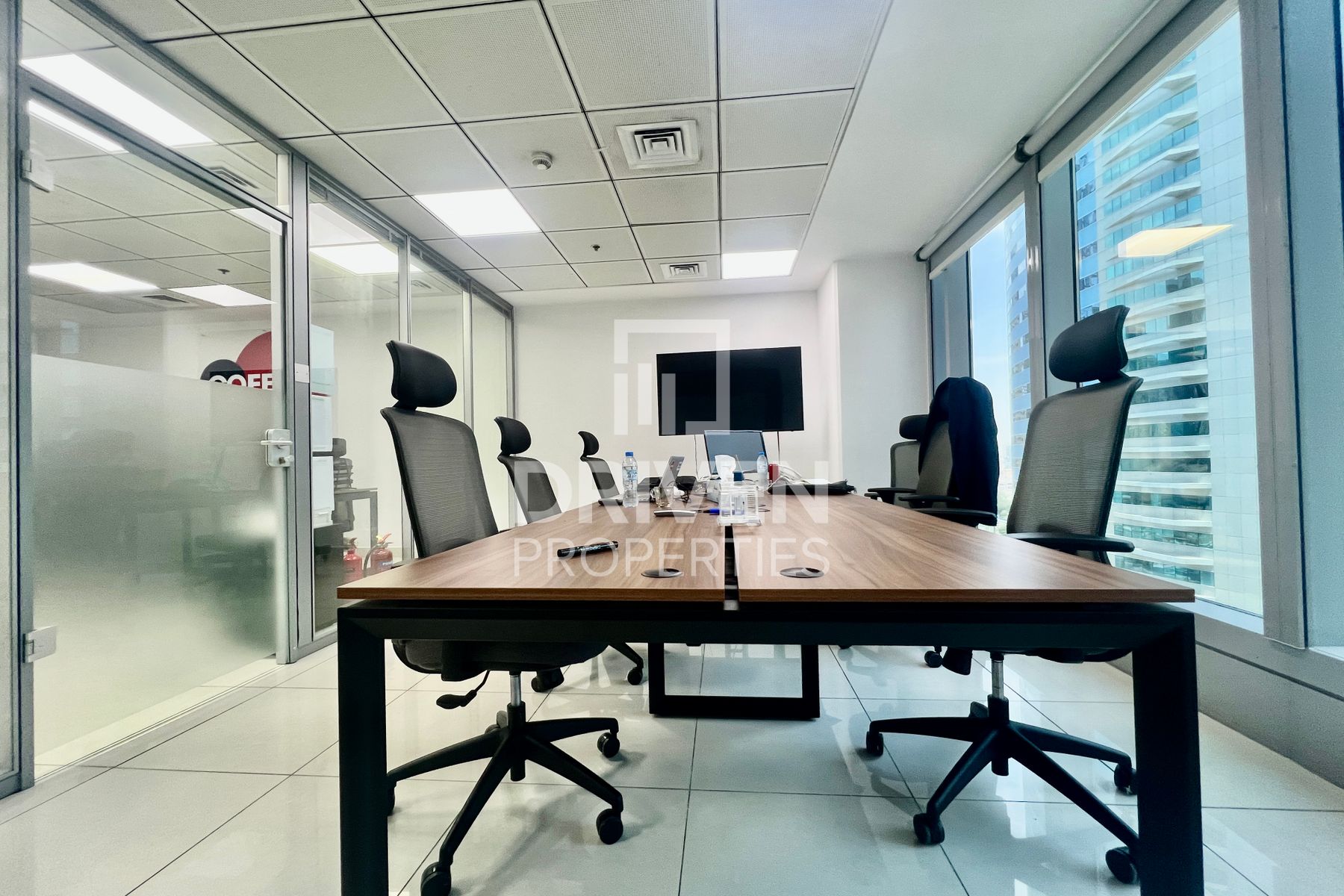 Partitioned Office Fitted Near to Metro