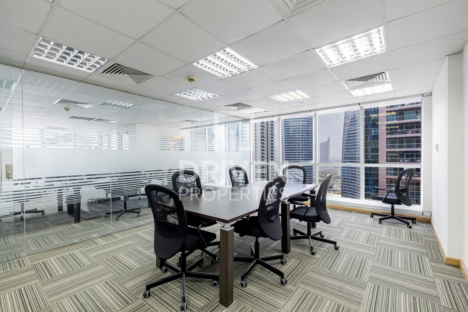 Premium Office Glass Partitions High Floor