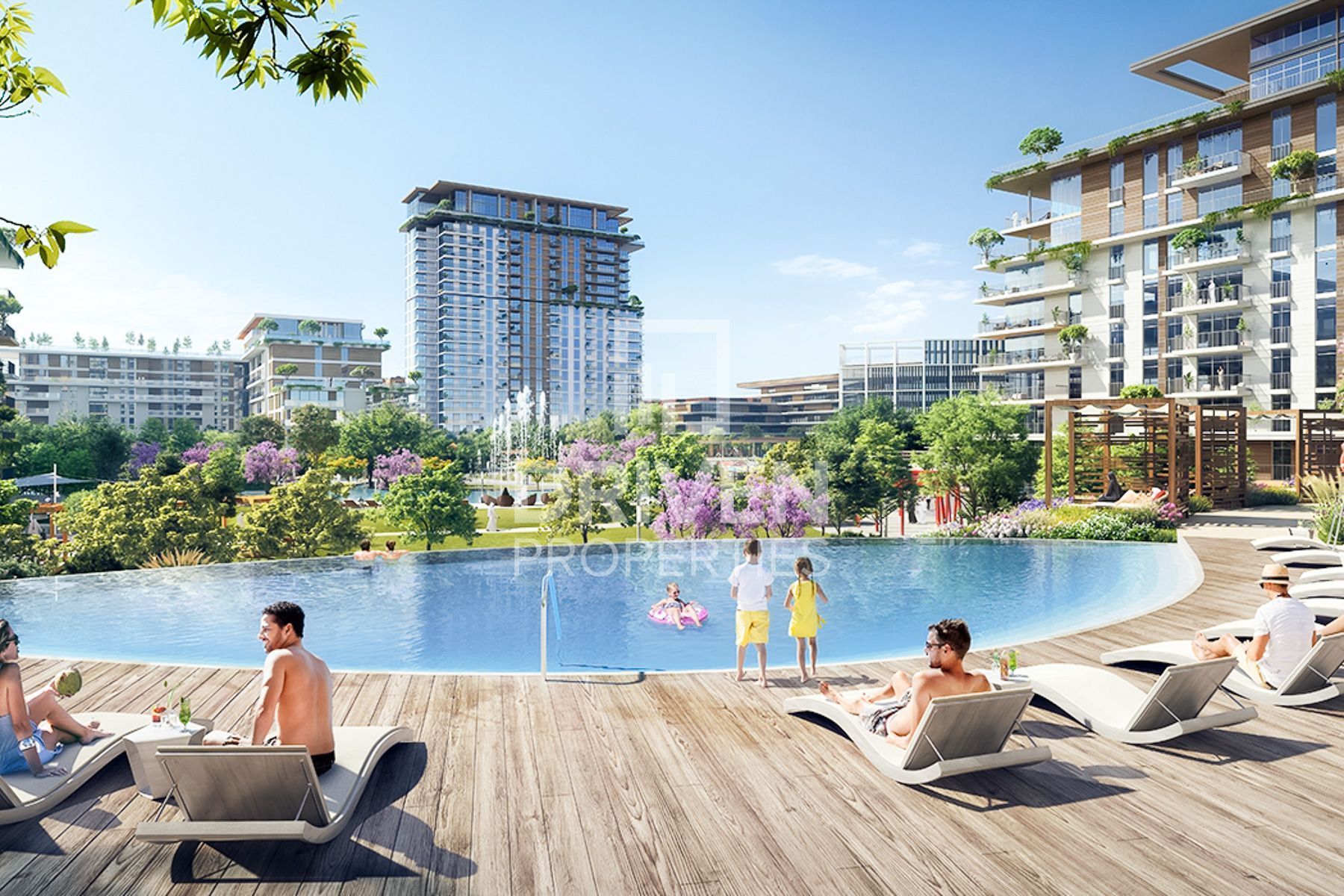 Huge Unit with Maids Room Park View Mid Floor