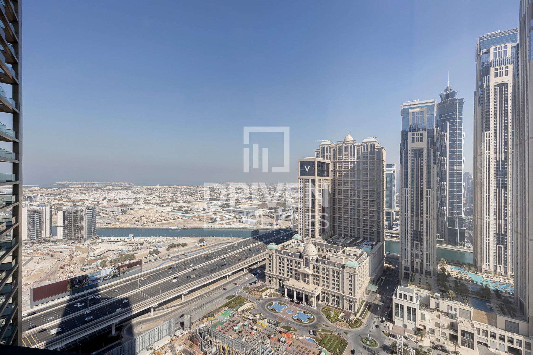 Spacious Canal and Skyline view Furnished