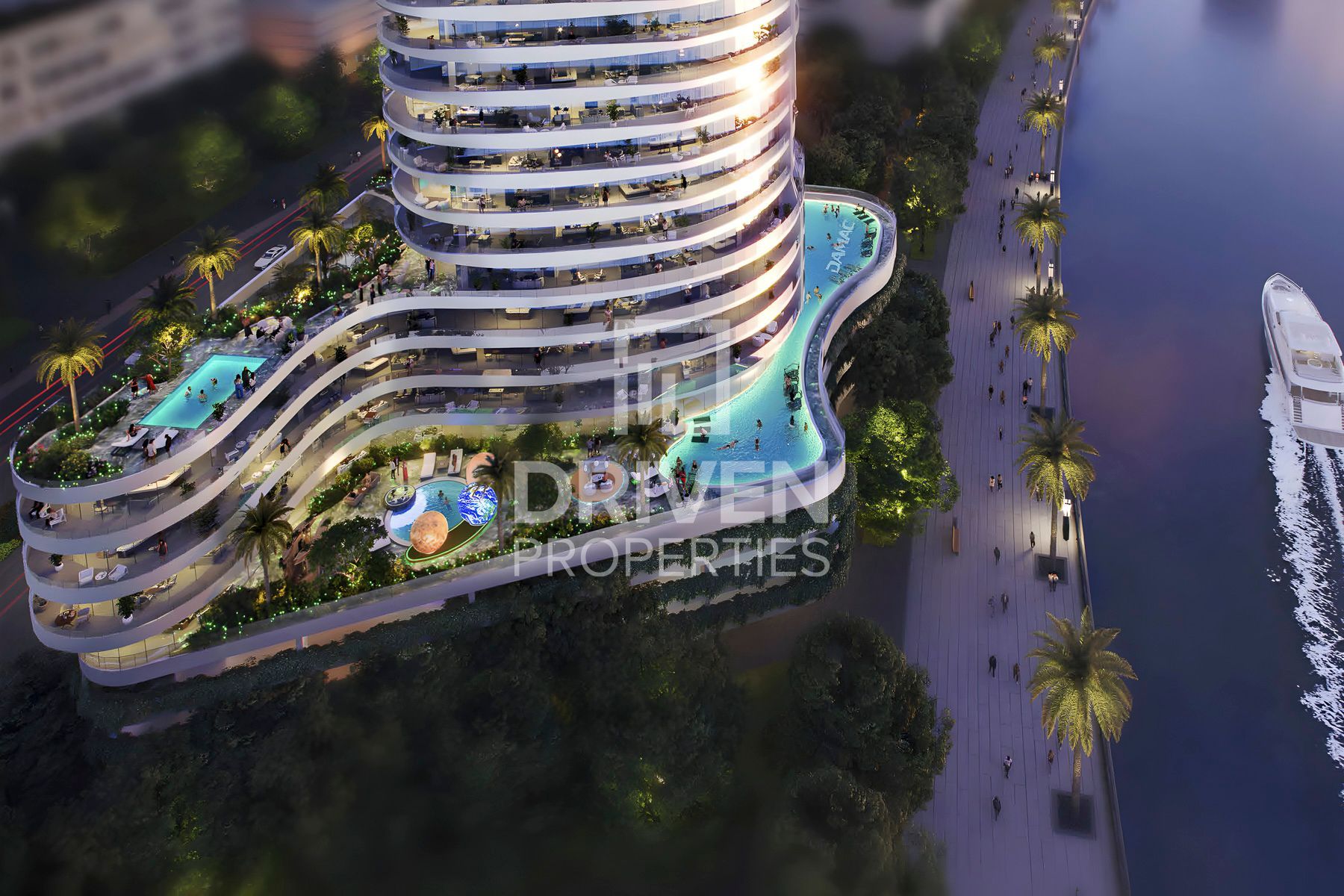 Exemplary Lavish Apartment Canal and Partial Burj View