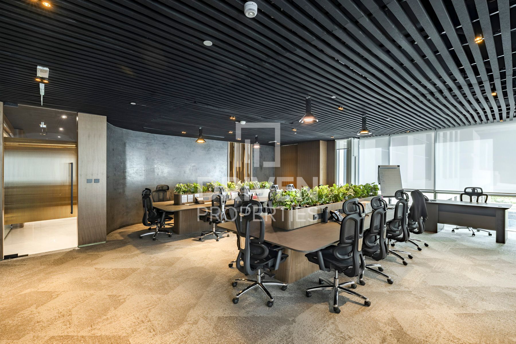 Corner Unit Furnished Office Prime Location