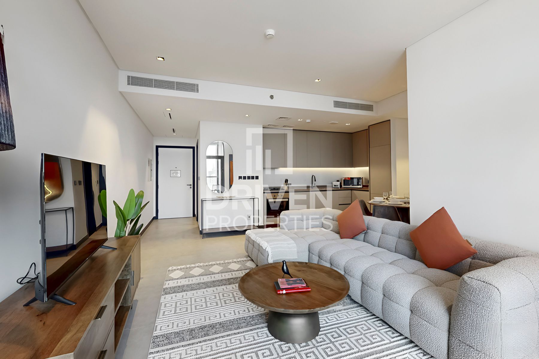 Full Canal and Burj Khalifa View Higher Floor