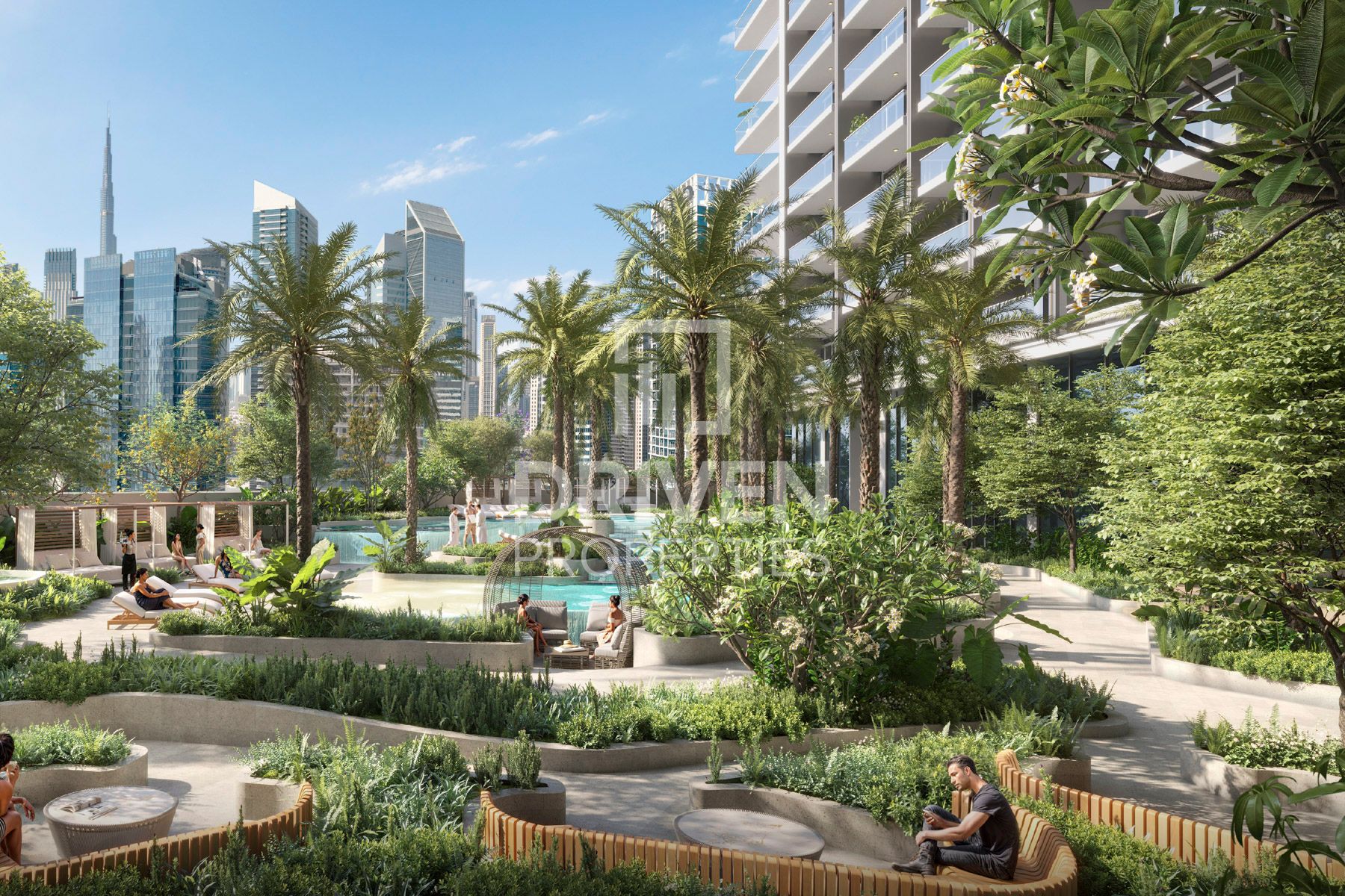 Corner Unit with Burj Khalifa and Canal Views