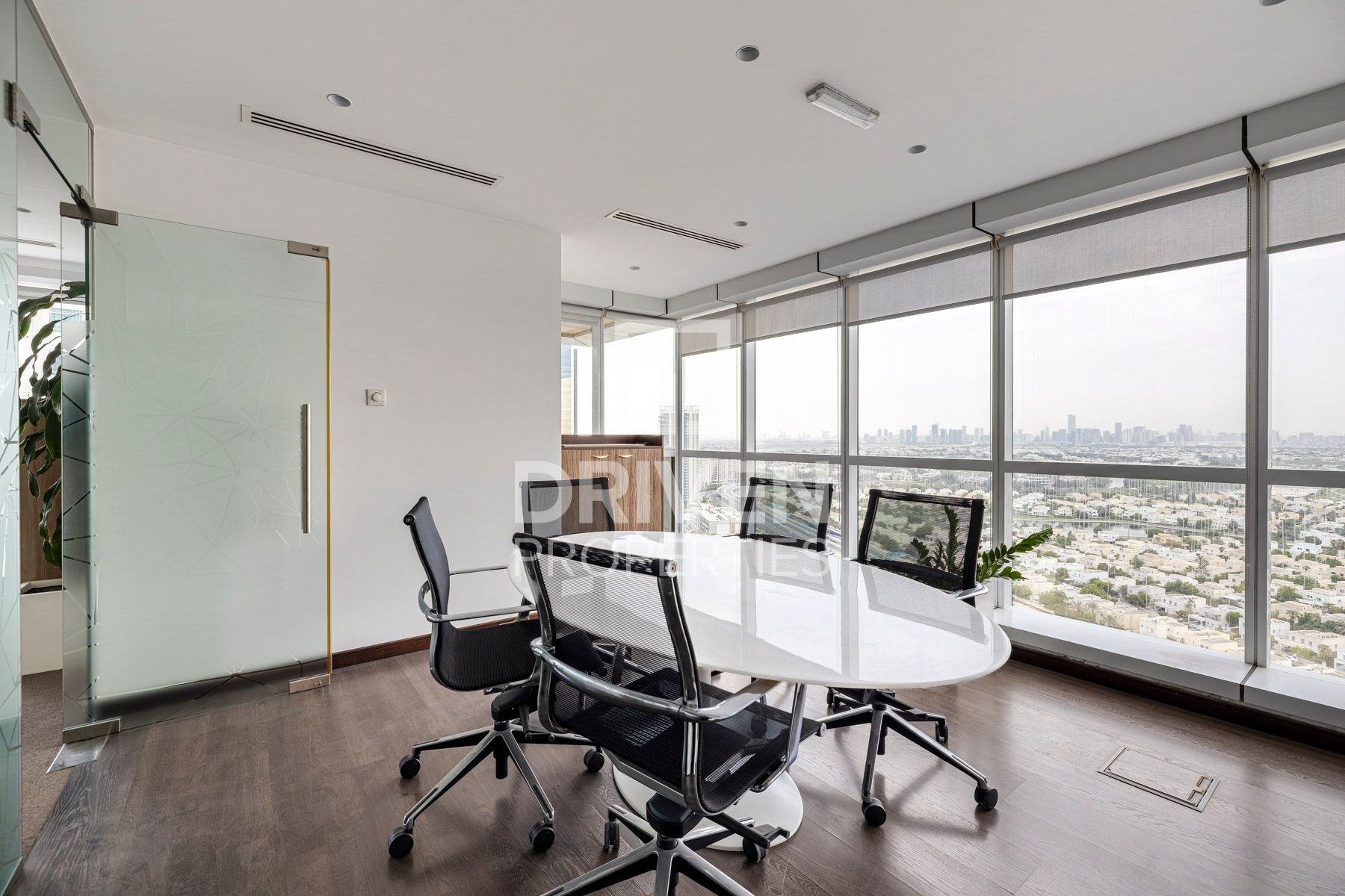 Spacious Office With Balcony and Lake View