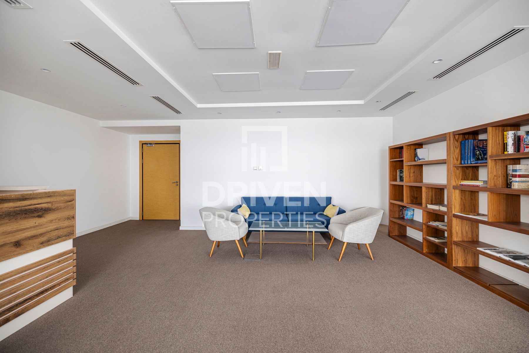 Spacious Office With Balcony and Lake View