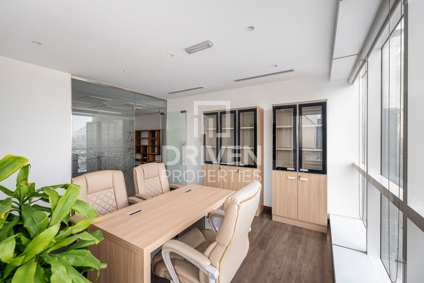 Spacious Office With Balcony and Lake View