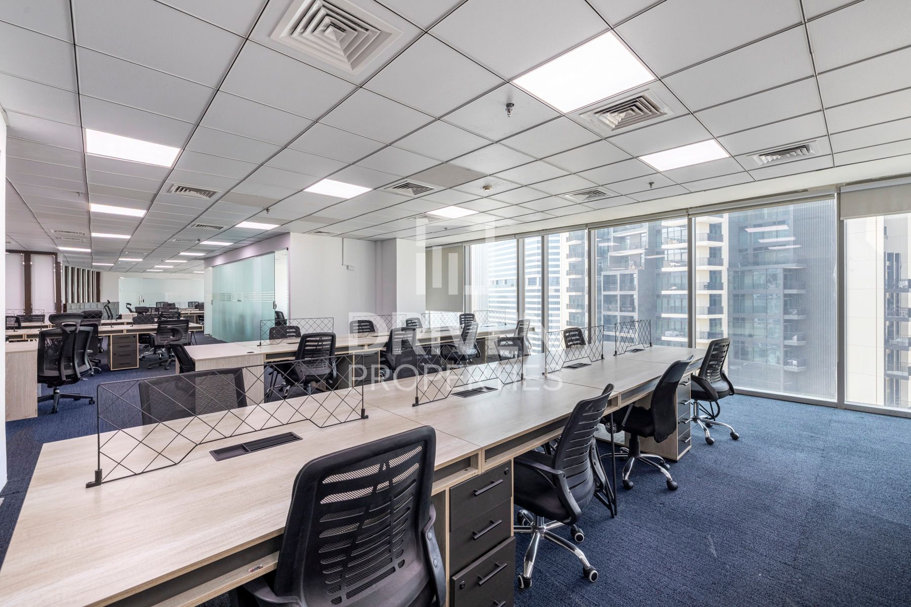 Modern Office Fitted Burj Khalifa View