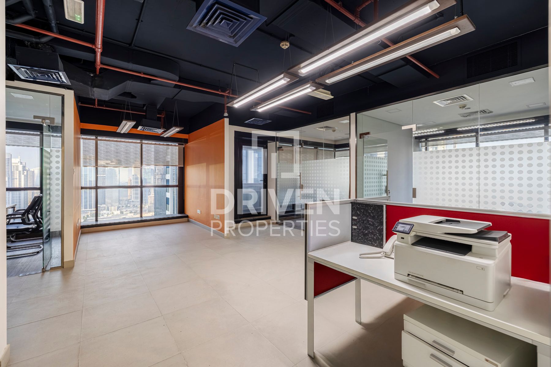 Office With Balcony Cabins and Conference Room