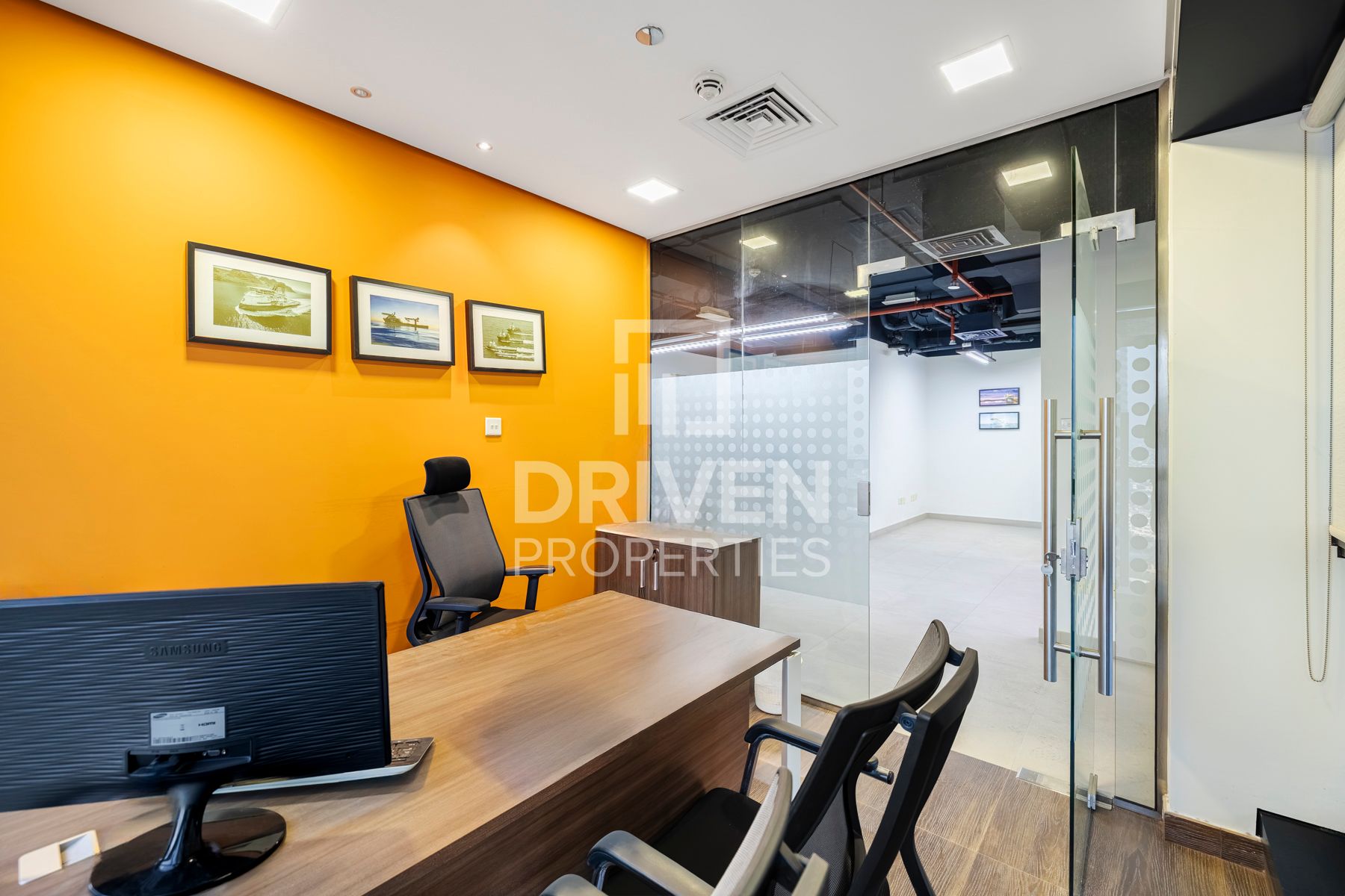 Office With Balcony Cabins and Conference Room