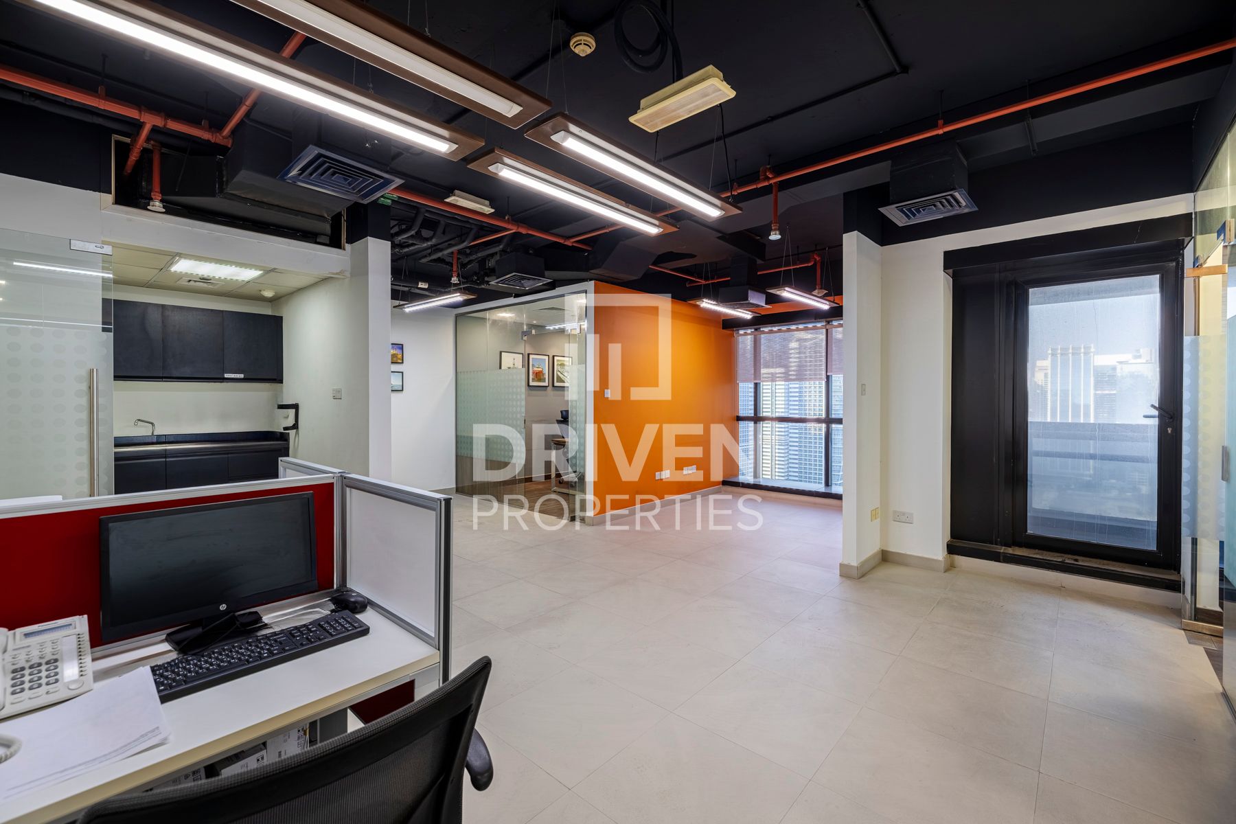 Office With Balcony Cabins and Conference Room