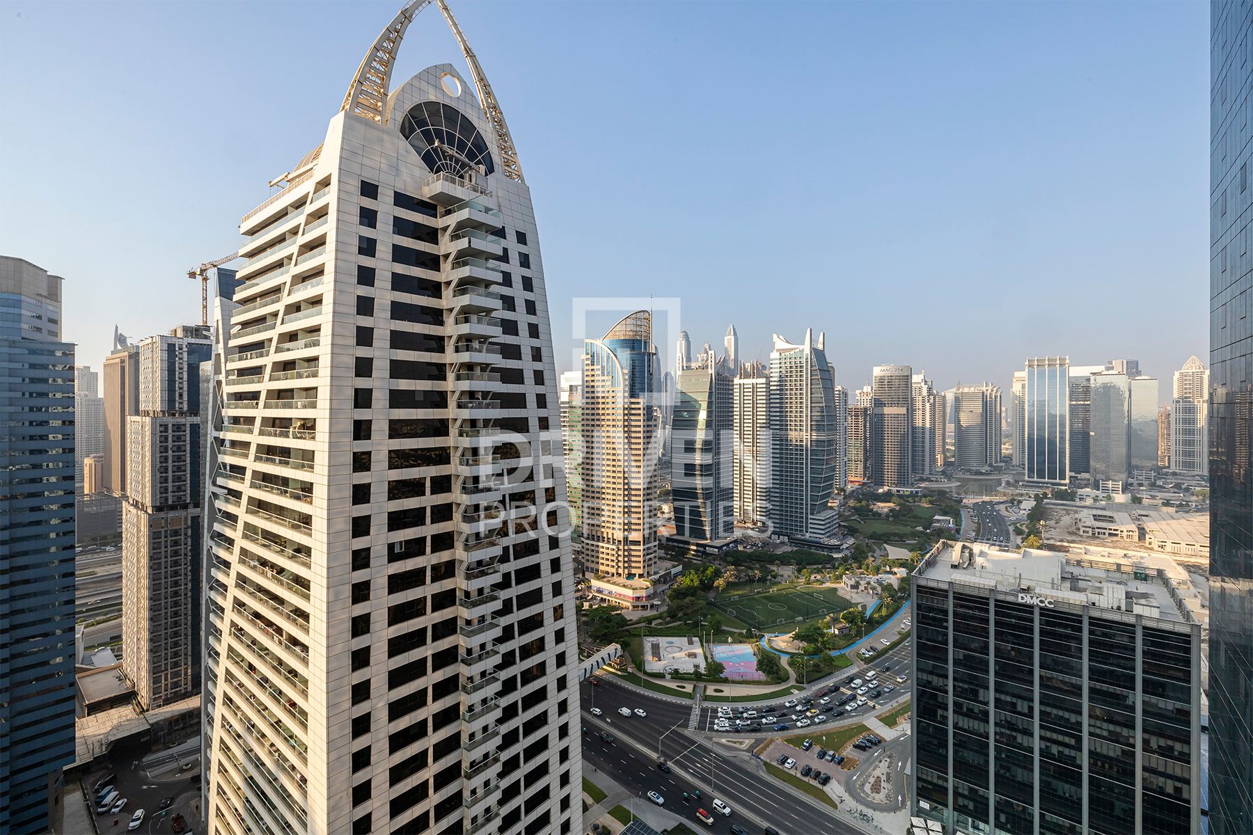 Office With Balcony Cabins and Conference Room