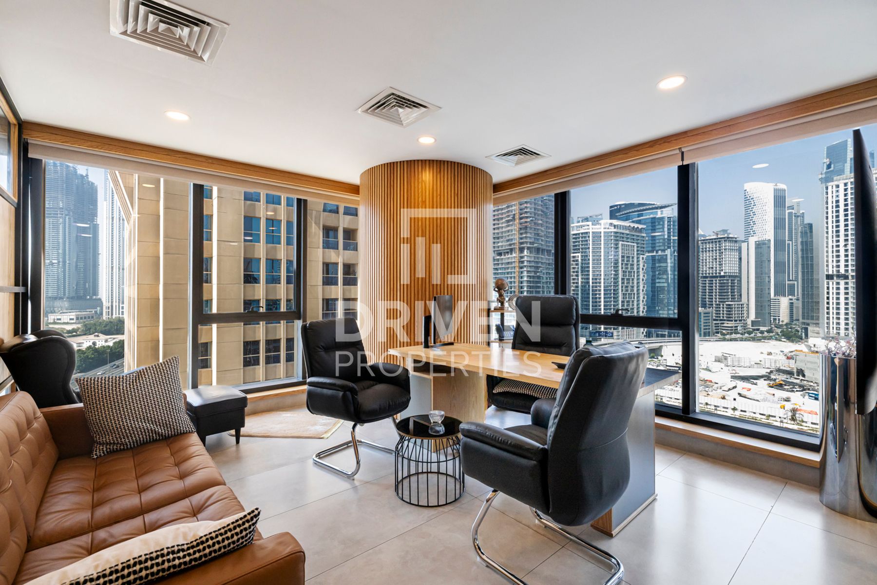 Fully furnished office with amazing views.