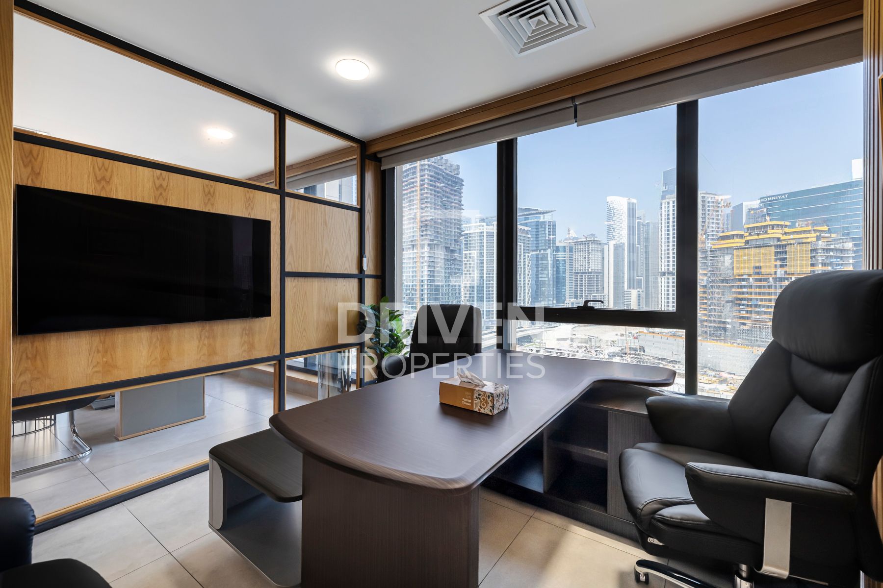 Fully furnished office with amazing views.