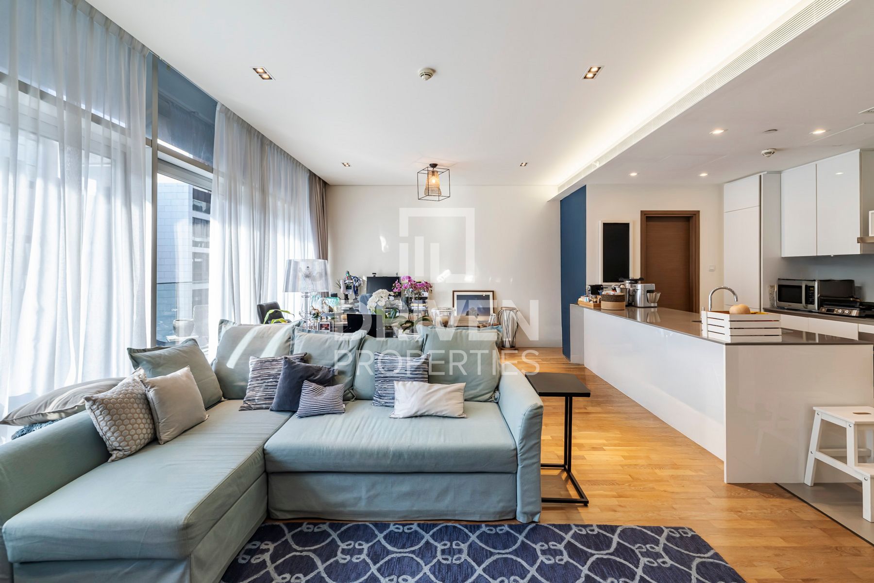 Modern Layout with Pool View Furnished