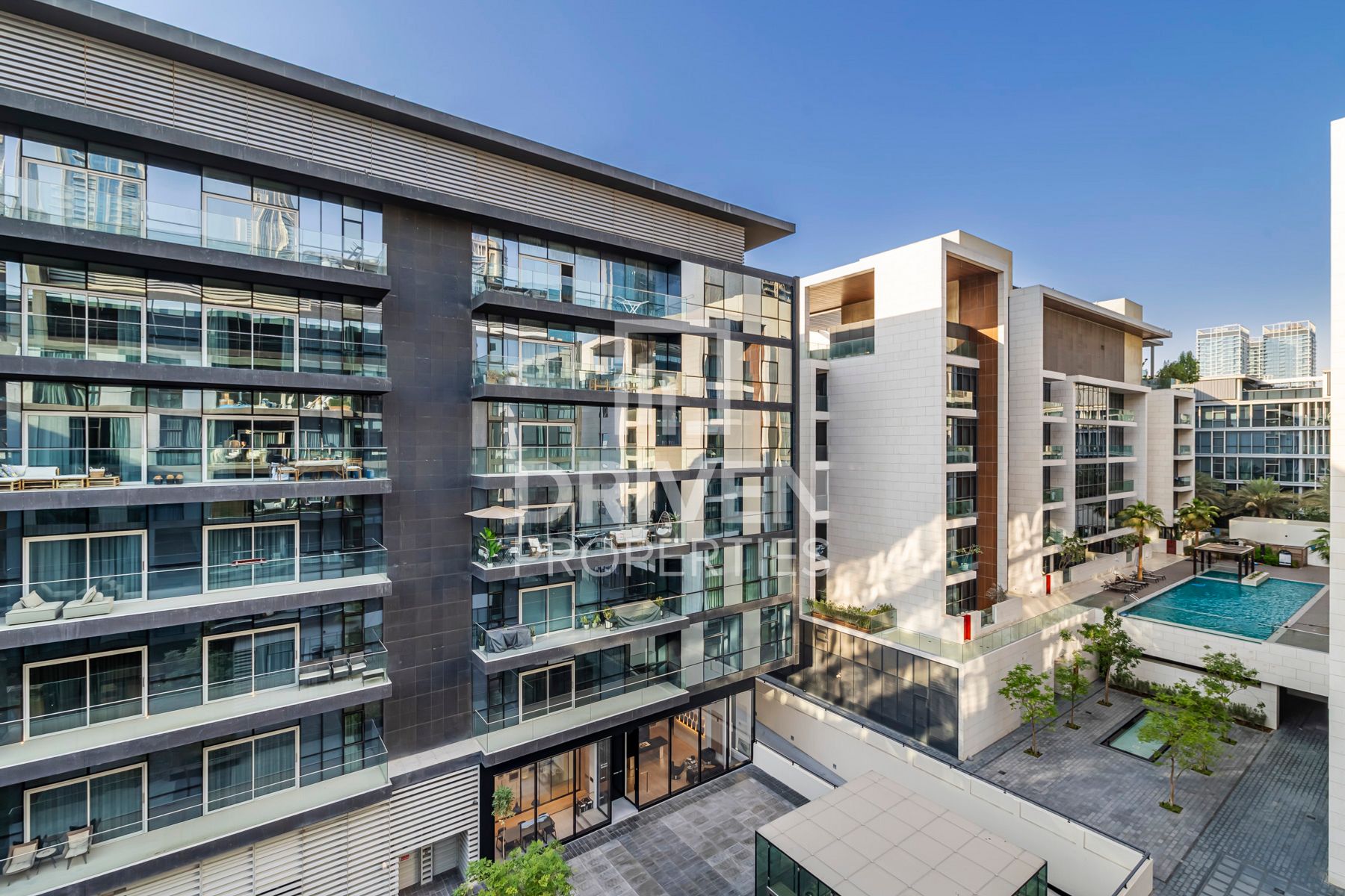 Modern Layout with Pool View Furnished