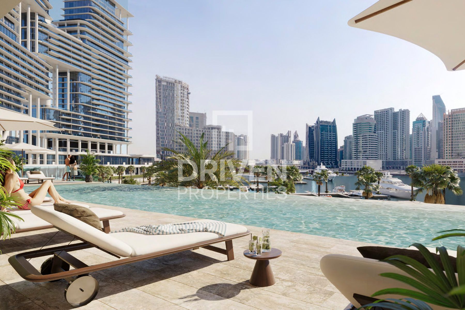 By Dorchester Private Pool with Burj View