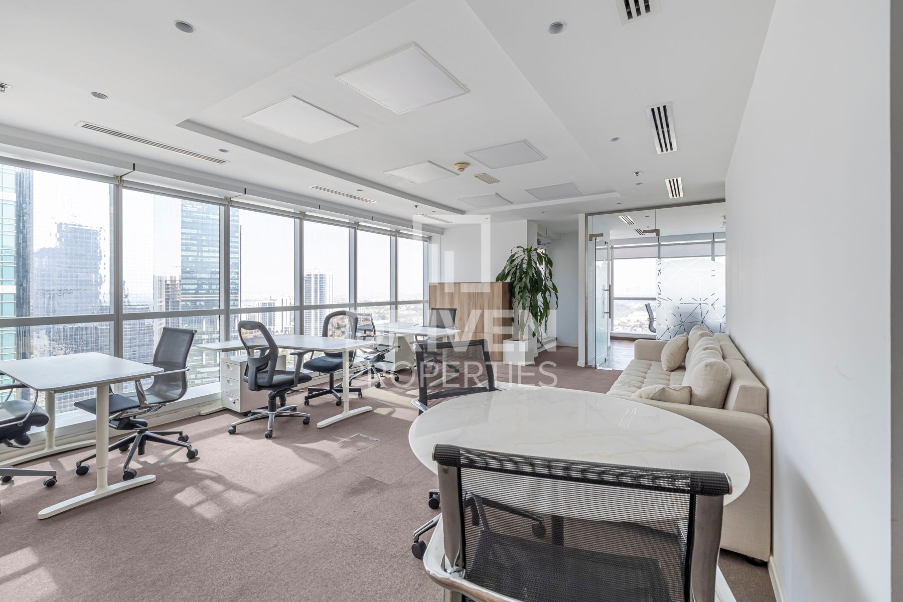 Vacant Prime Office DMCC Balcony Furnished