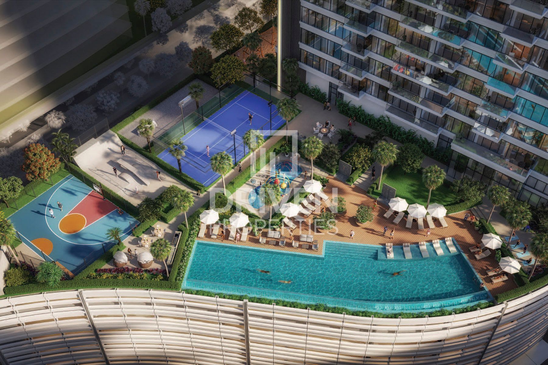 High Floor with Captivating Views Elegant Living