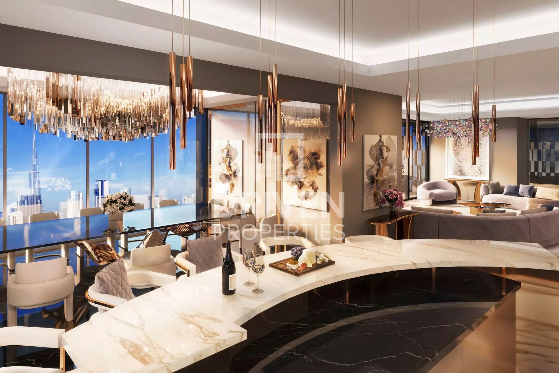 Emerald Villa High Floor Burj Khalifa View