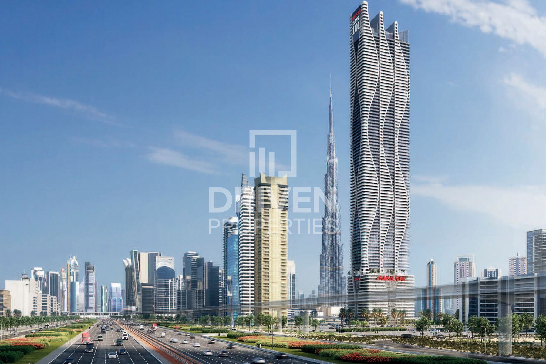 Modern Studio High Floor Burj Khalifa View