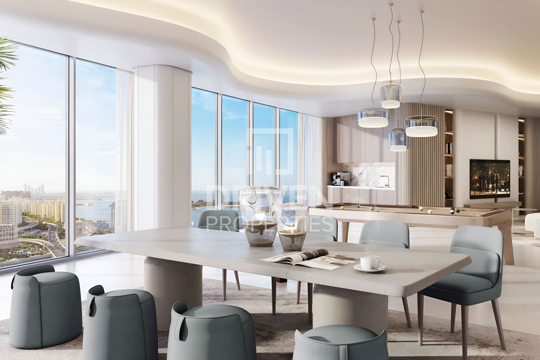 3 bedroom apartment for sale in Palm Beach Towers 2. Exclusive Luxury Iconic Beach and Palm View